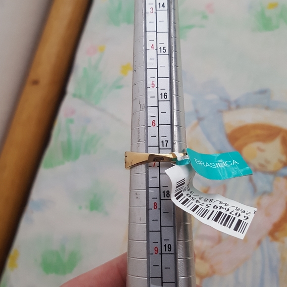 HP💫NWT🌙EFFY 14k Emerald Diamond Ring in Box Brasilica Collection - Picture 15 of 16